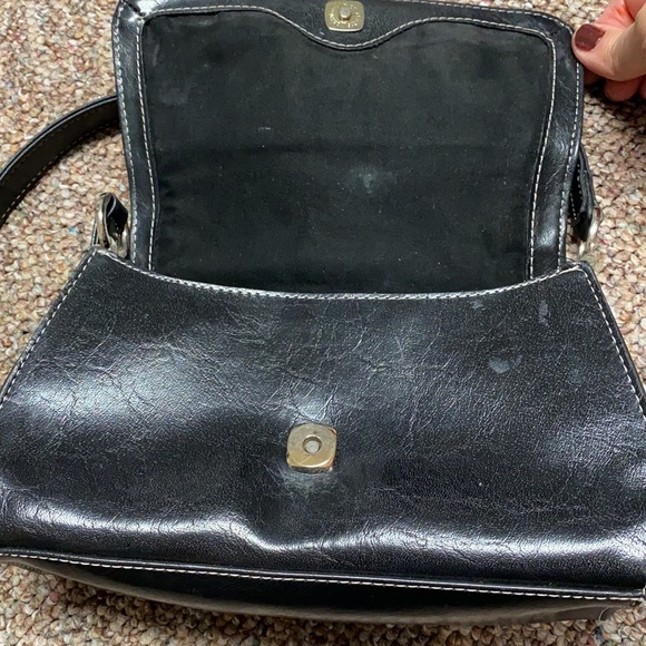 Liz Claiborne Vintage classic blk clutch purse - Picture 5 of 9